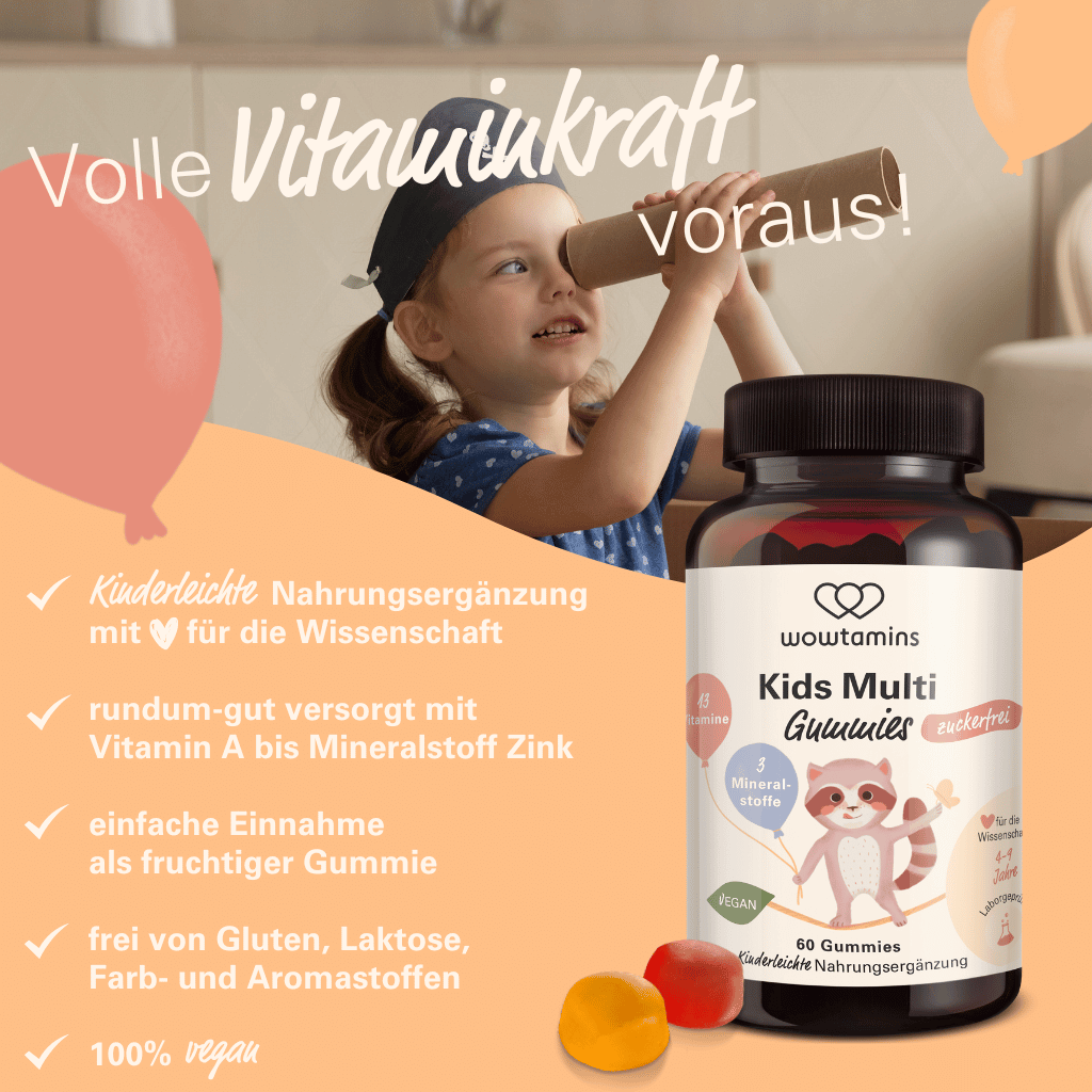 Kids Multi Gummies zuckerfrei