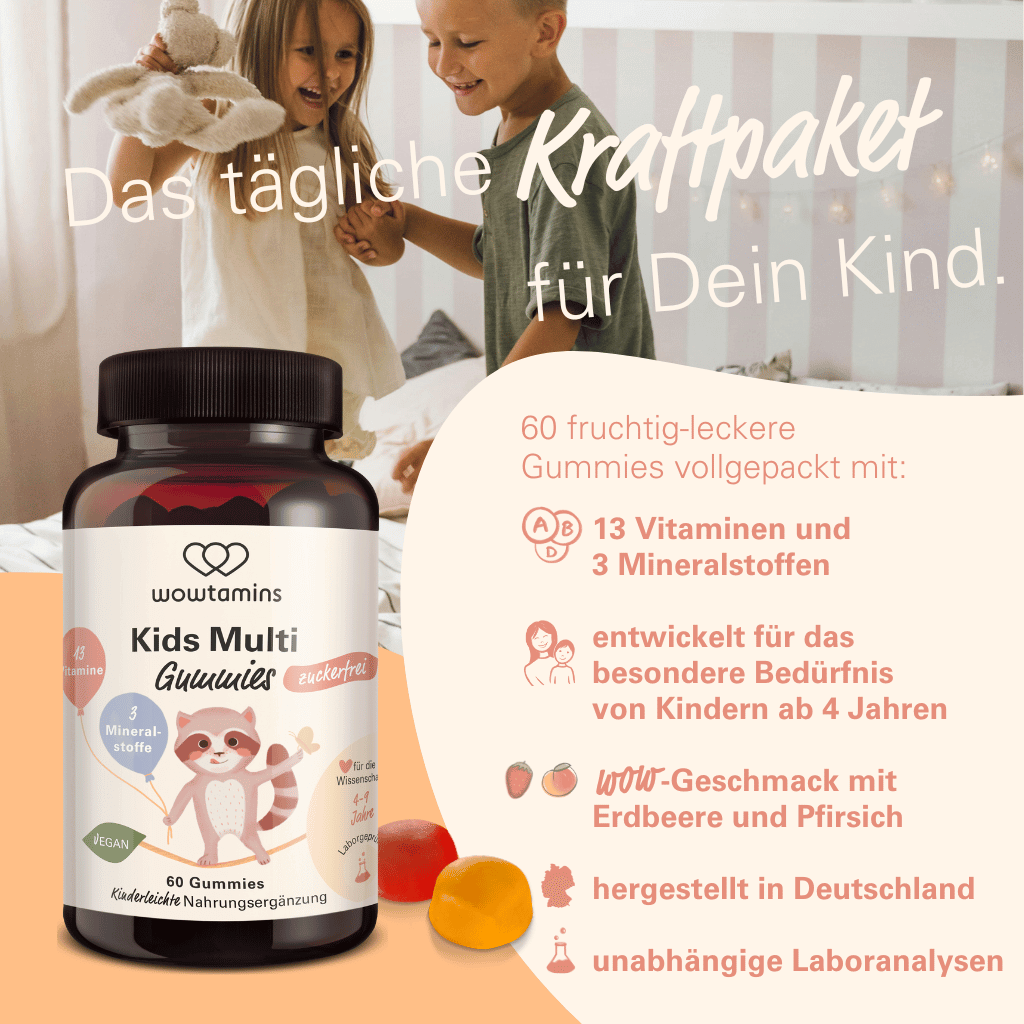 Kids Multi Gummies zuckerfrei