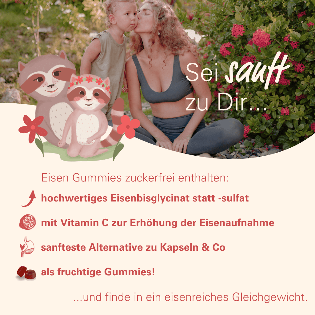 Eisen Gummies zuckerfrei