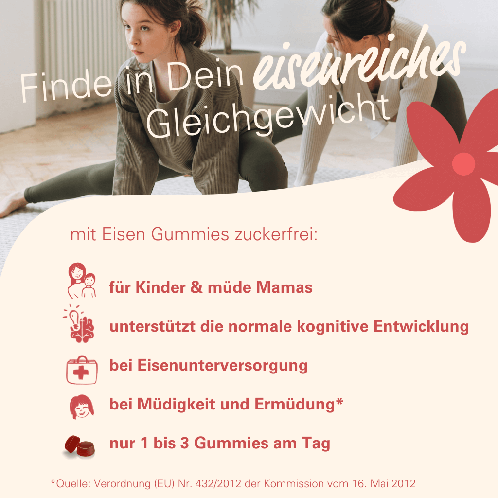 Eisen Gummies zuckerfrei