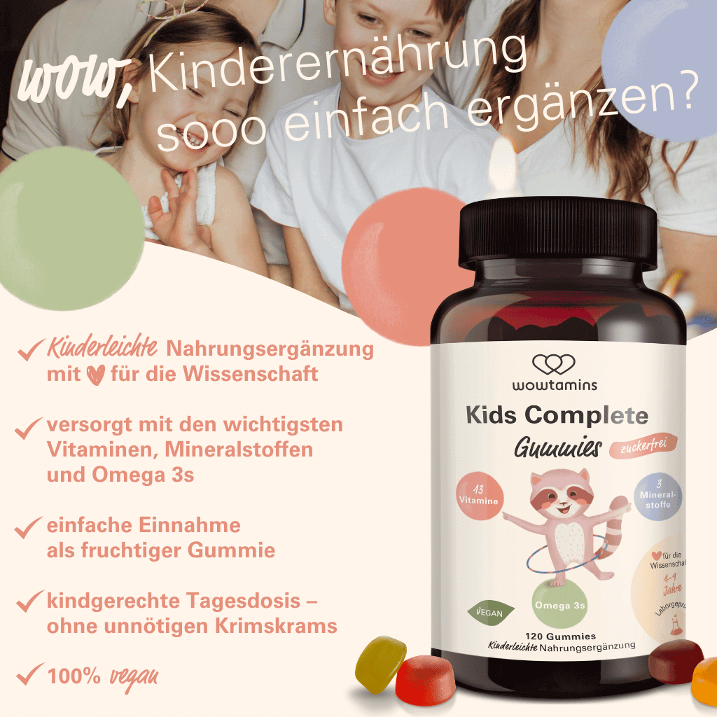 Kids Complete Gummies (Zucker / zuckerfrei)