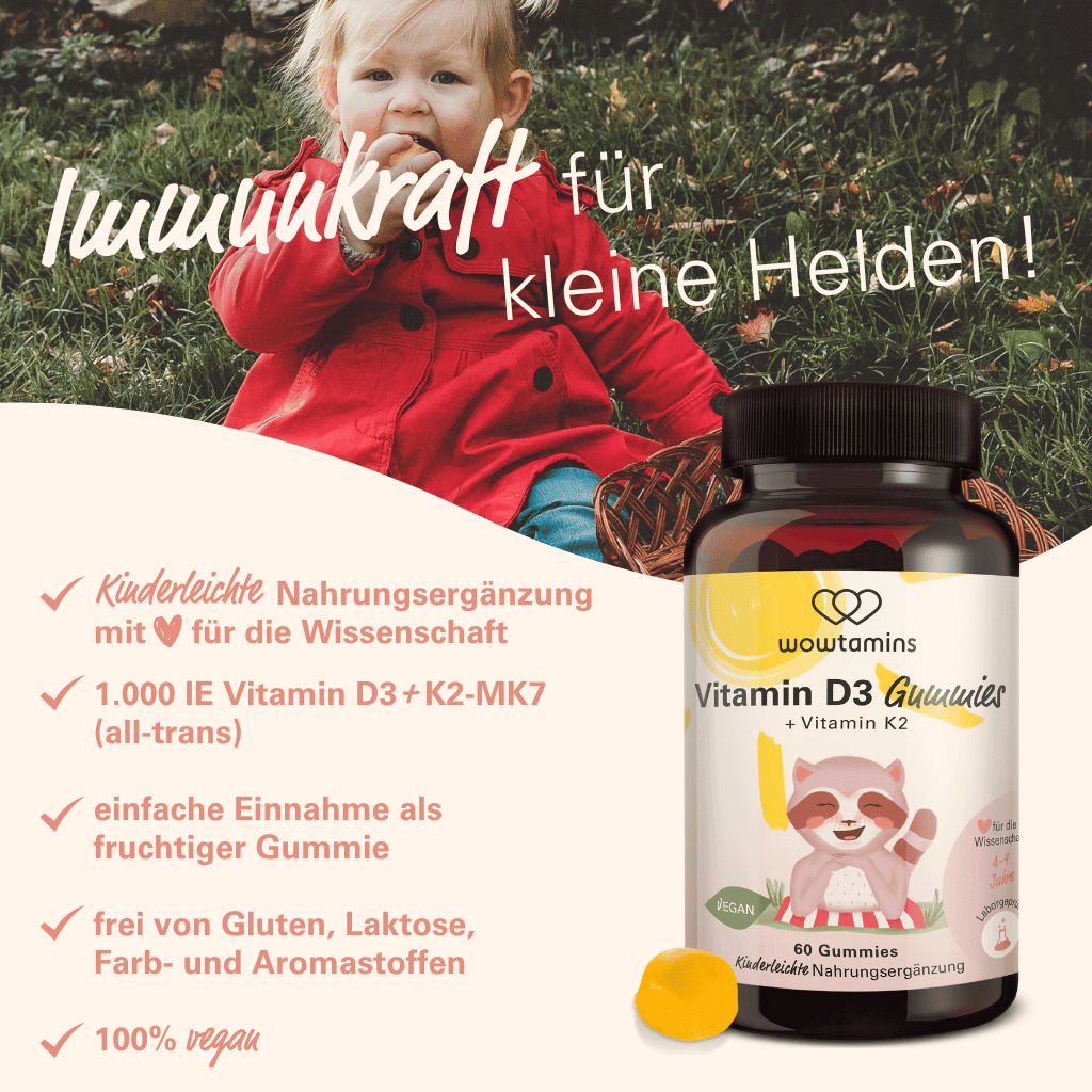Vitamin D3 + K2 Gummies