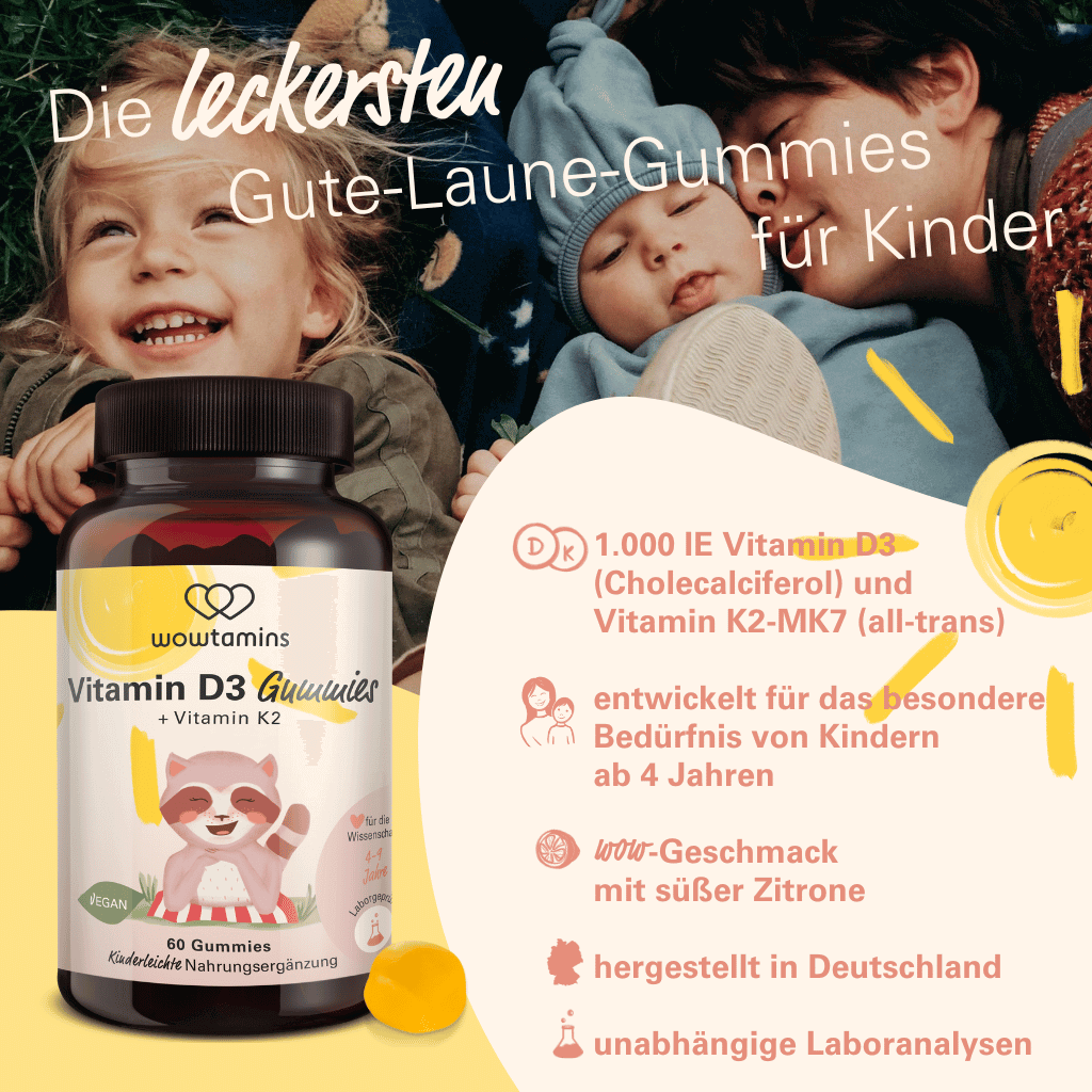 Vitamin D3 + K2 Gummies