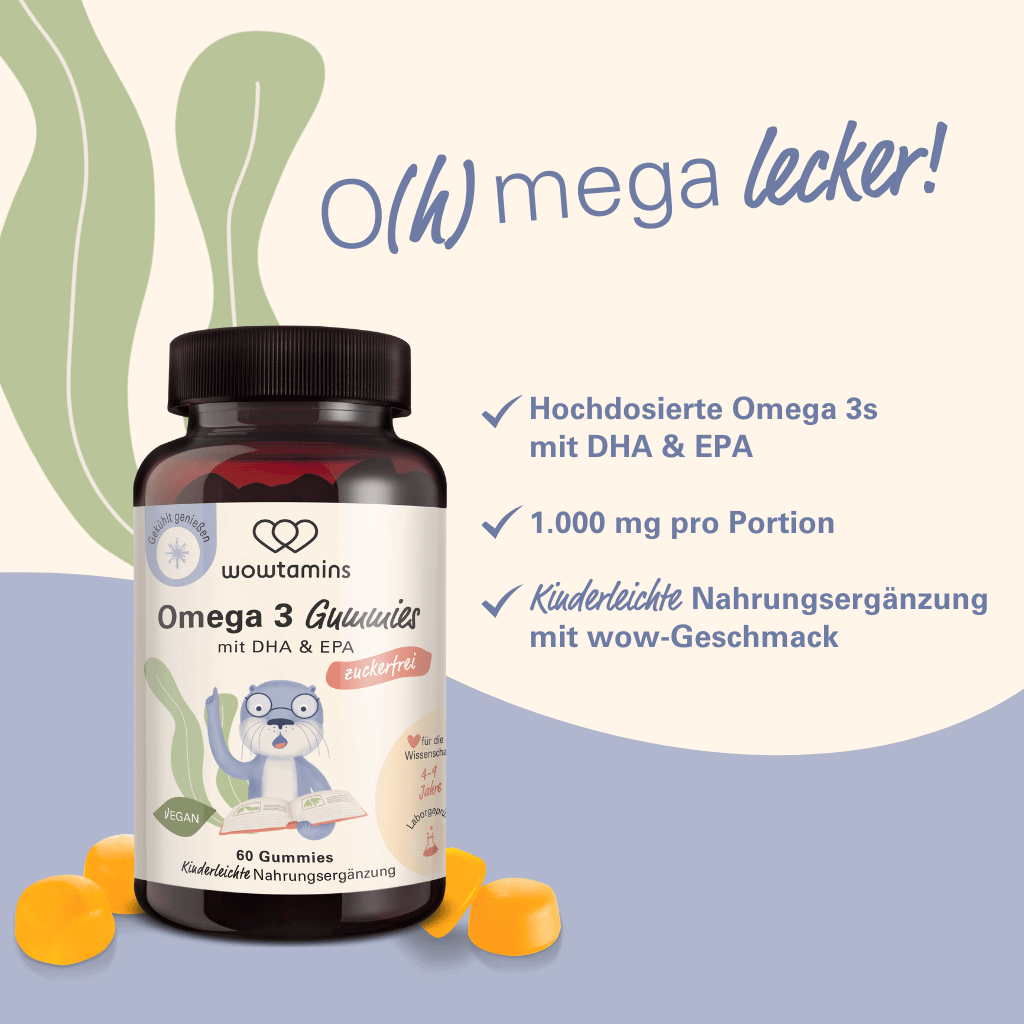 Omega 3 Gummies zuckerfrei - Omega 3s für Kinder